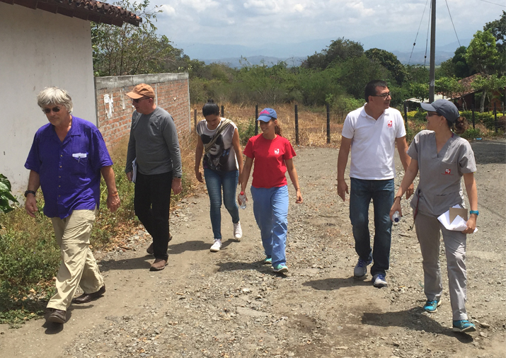 Mind Staff visting Ricaurte