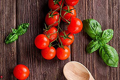 Food on a counter top