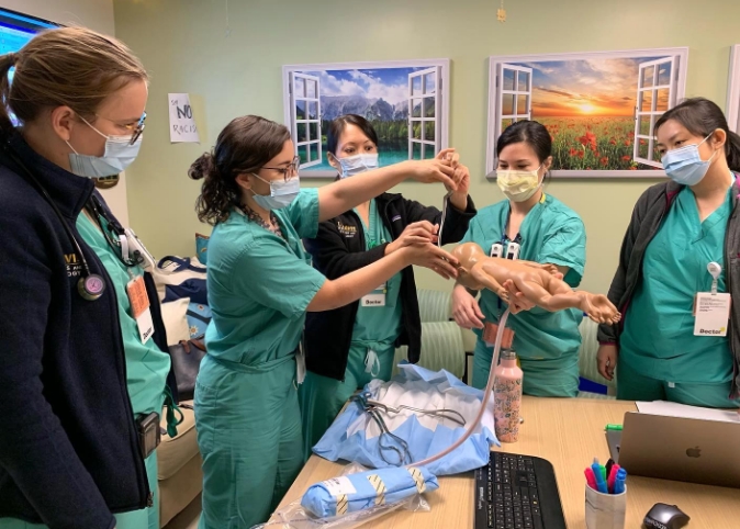 fellows in training session