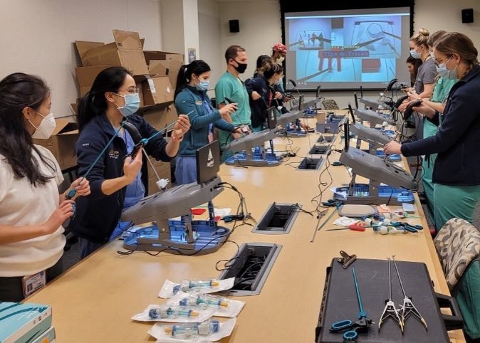 fellows in training session