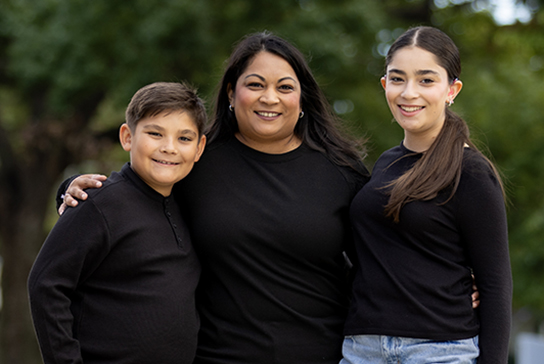 UC Davis Health employee Asha and her family