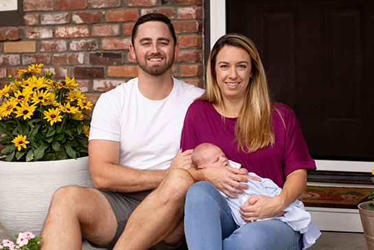 UC Davis Health employee Sarah and her family