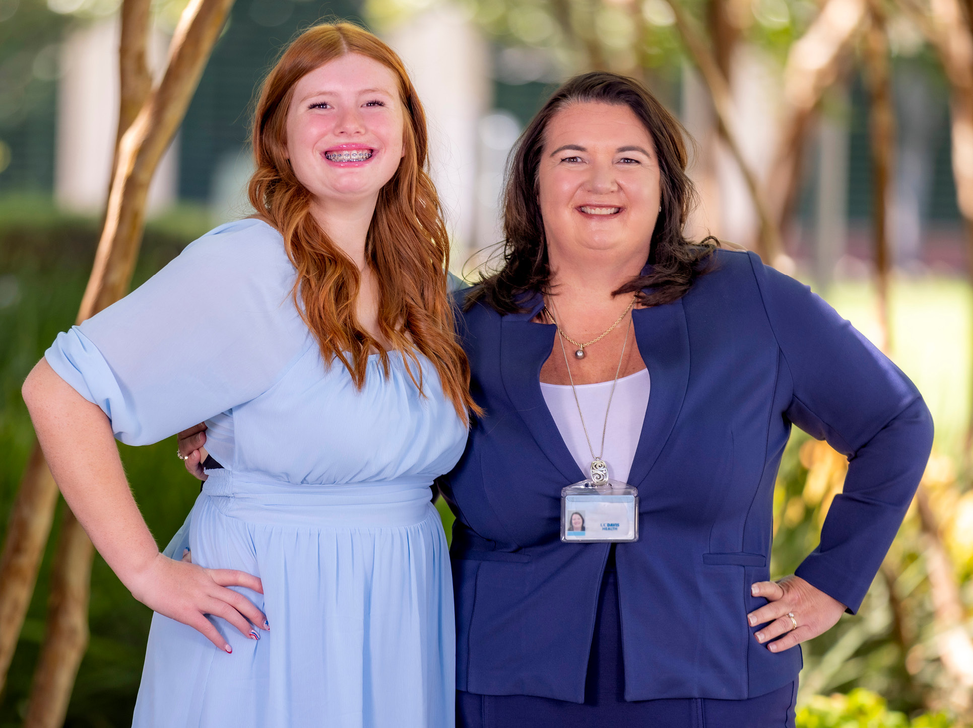 UC Davis Health employee Ann and her daughter Jordyn