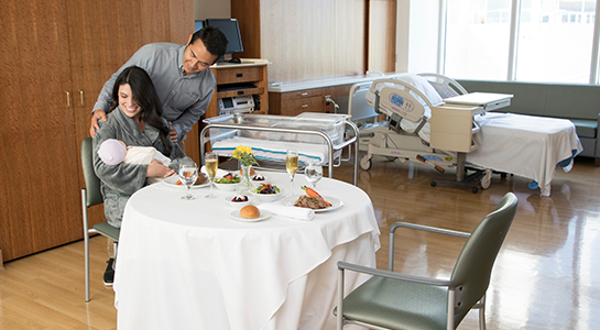 Couple with their new born baby