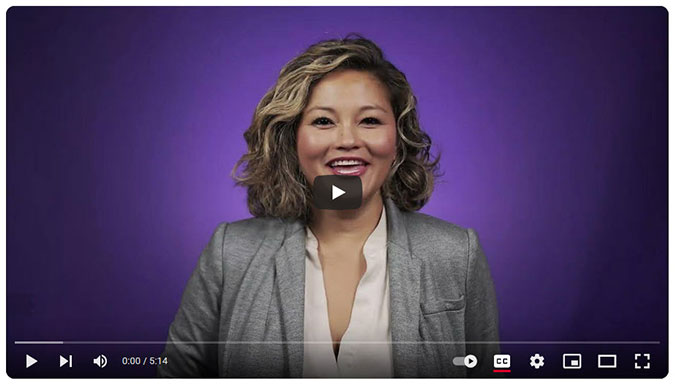 Dr. Geoanna Bautista speaks about research on video