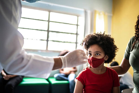 Clinical research, child stock