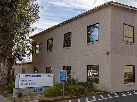 Behavioral Health Center exterior, located at 2230 Stockton Blvd., Sacramento