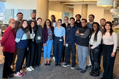 Psychiatry trainees with Dr. Singh