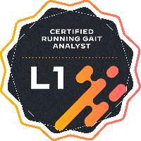 Running gait analysis L1 logo