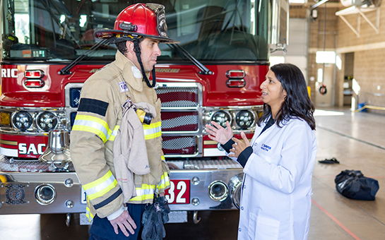 Cancer center to look  for connections between firefighting and cancer risk