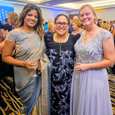 Betty Irene Moore Fellows Jean Edward, Donna-Marie Palakiko and Heather Nelson-Brantley were inducted as fellows of the American Academy of Nursing (AAN). (c) UC Regents. All rights reserved.