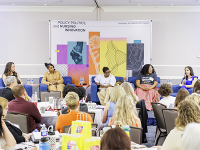 Betty Irene Moore Fellows gathered in Washington, D.C. for Convocation 2025. They were joined for two days by nurses from the Hillman Scholars in Nursing Innovation and grantees of The Rita and Alex Hillman Foundation. (c) UC Regents. All rights reserved.