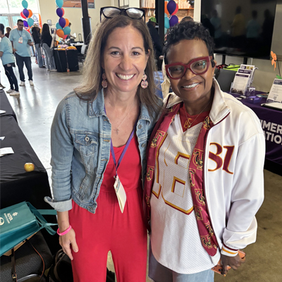 Fellow cohort member Joan Carpenter joined Fayron Epps at the Alter Dementia Summit in East Point, GA to present on advance care planning. (c) UC Regents. All rights reserved.