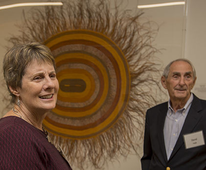 Bronwyn and David Fields art donation