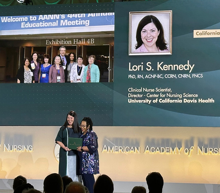 Lori Kennedy as new fellow of American Academy of Nursing