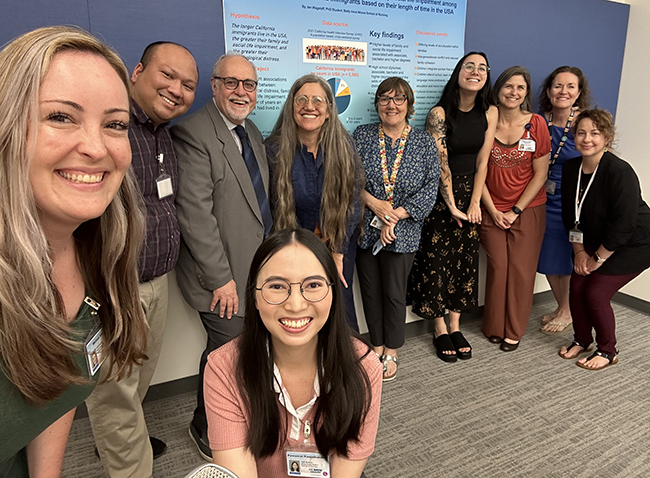 First-year Doctor of Philosophy students at the Betty Irene Moore School of Nursing at UC Davis celebrated with an end-of-year poster session showcasing their final research projects.