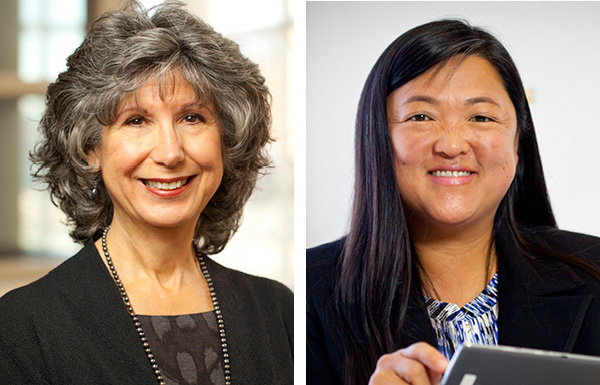 Elena O. Siegel, left, and Katherine Kim