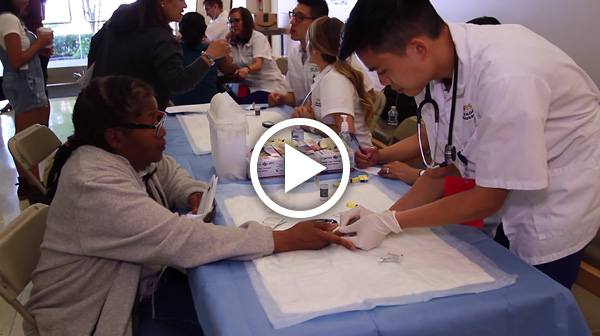 UC Davis Nursing Students Do Health Screenings at Conference