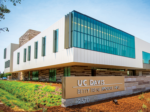 exterior shot of Betty Irene Moore Hall