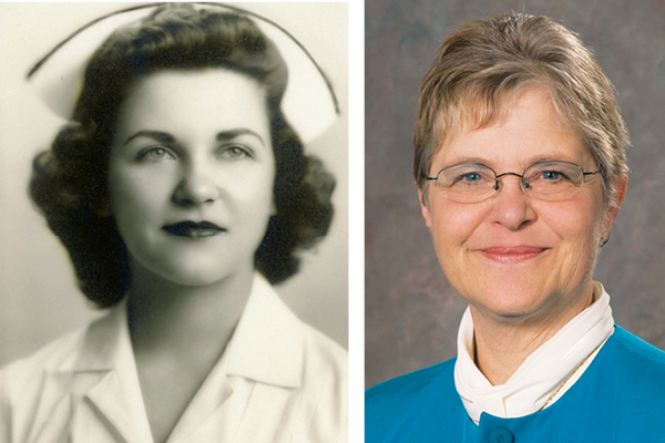 From left, Kathy Samsom, Lillian Mae Revenig McCoy and Virginia Hass