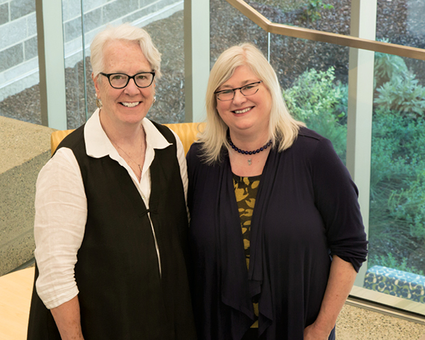 Interim Dean Debbie Ward and Dean Emerita Heather M. Young