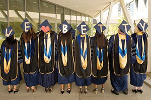 inaugural phd class graduation