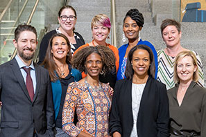 Fellowship members in Betty Irene Moore Hall