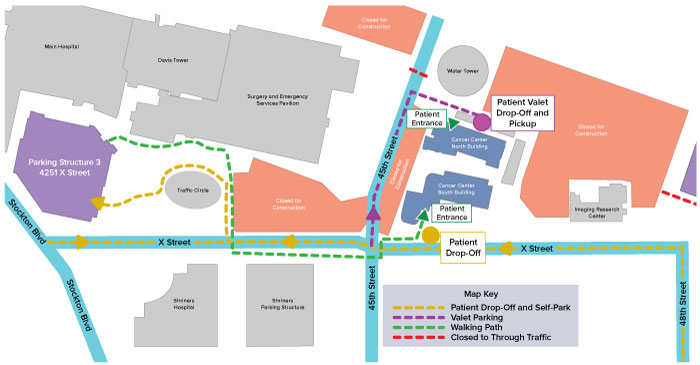 Construction Traffic Flow Map