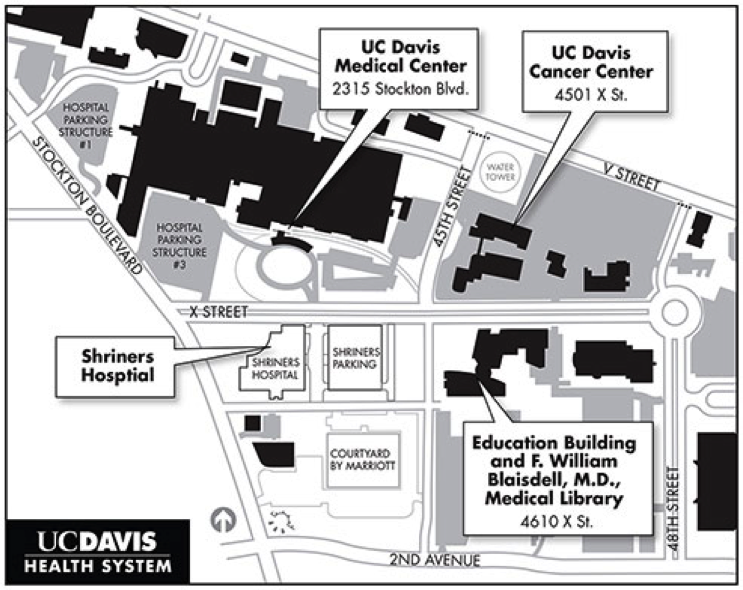 Medical Center Map