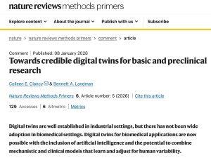 Digital twins for basic and preclinical research