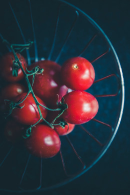 tomatoes in basket