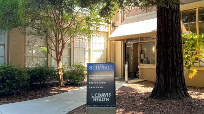 Clinic building and signage