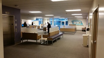 ACC waiting room seating area