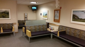 main hospital radiology waiting room seating area
