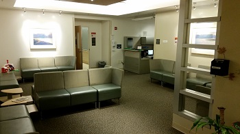 pavilion waiting room seating area