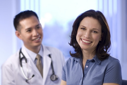 doctor and young patient