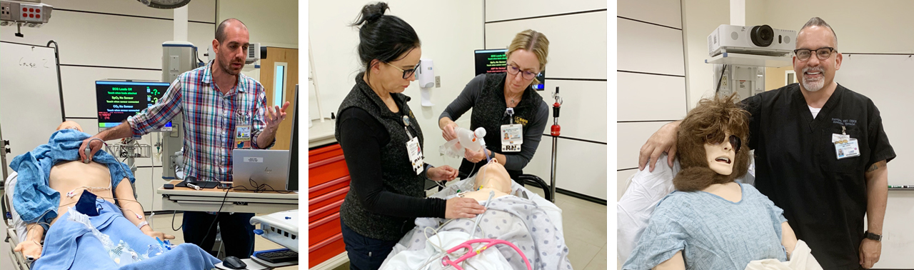 People participating in simulation scenarios. (c) UC Regents. All rights reserved.