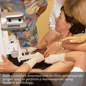 Mammography Demo at a Kosovo Hospital