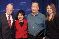 Media conference speakers de Vere White, Matsui, Rollie Swingle and Francesca Arnaudo