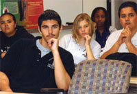 PHOTO — Sacramento High School students get the preparation they will need to pursue careers in cancer sciences.