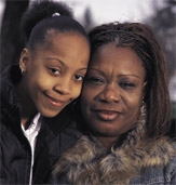 PHOTO -- Lasheka Stubbs and Carol Taylor