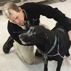 Robert Rebhun and patient