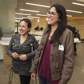 Adolescent and Young Adult Cancer Advisory Board members Azadea Afkhami and Amun Bains