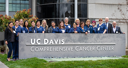 Cancer center staff