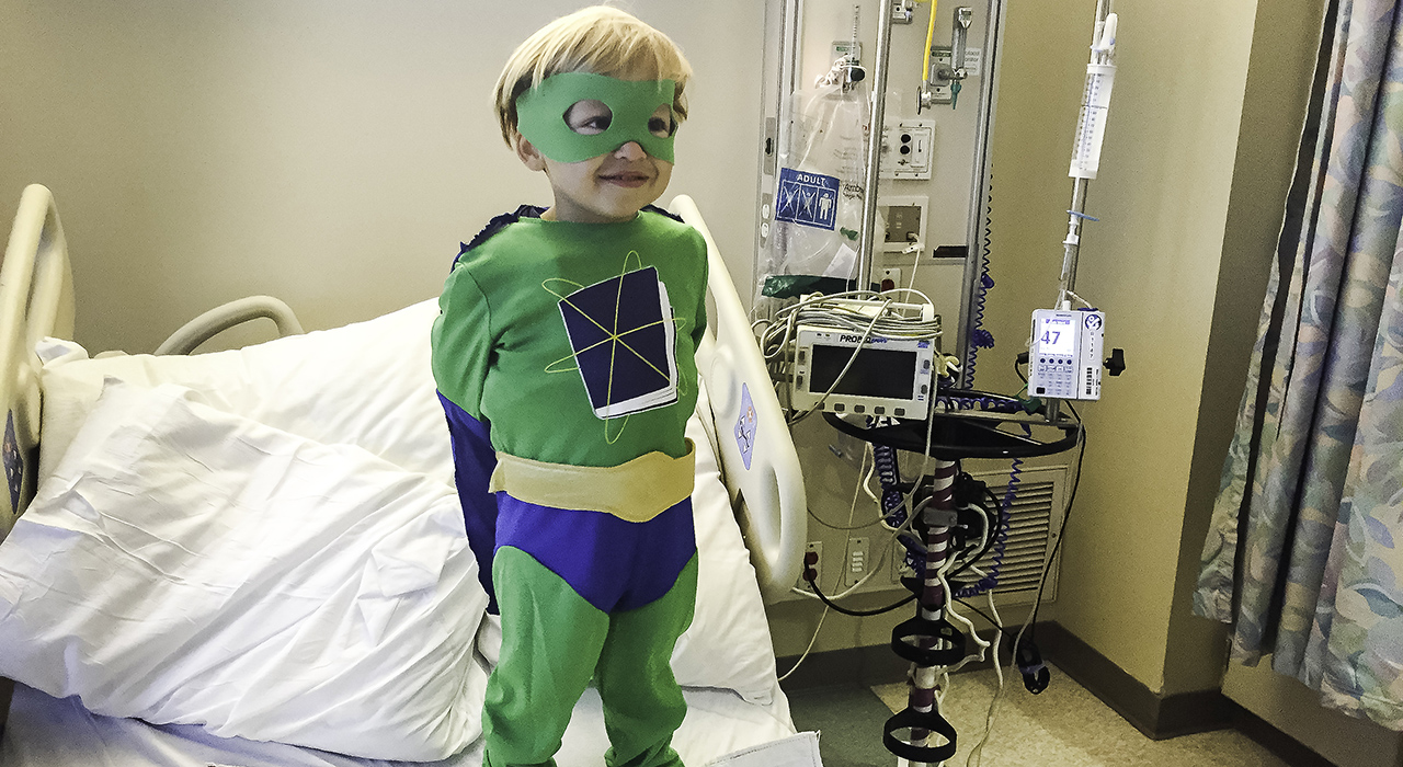 Pediatric cancer patient Fritz Stark