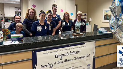 Oncology Bone Marrow Transplant unit earns Beacon Award