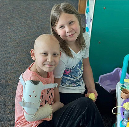 Sydney Engle and her sister, Abigail.